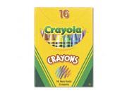 Crayola. 520016 Classic Color Pack Crayons Tuck Box 16 Colors Box