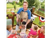 Chefs Kitchen Outdoor 7 Piece BBQ Apron and Utensil Set