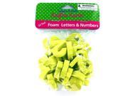 Foam numbers and letters 26 pieces Case of 12
