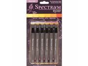 Crafters Companion SPECN YELLO Spectrum Noir Alcohol Markers 6 Pkg Yellows
