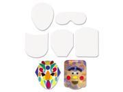 Chenille Kraft 3025 Peel Stick Faces Decoration Boards 5 in. 12 Pieces
