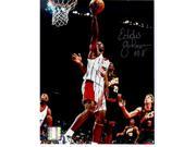 Tristar Productions I0000456 Eddie Johnson Autographed Houston Rockets 8x10 Photo