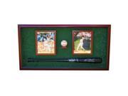 Powers Collectibles 1 Baseball 2 8x10 1 Bat Display 99911321