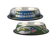 Hunter Mfg DN 30755 San Diego Chargers Stainless Dog Bowl
