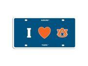 Siskiyou Sports CSLPH42 Auburn Tigers Heart Plate Siskiyou Sports CSLPH42 Auburn Tigers Heart Plate