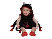 Dress Up America 362 0 6 Baby Plush Spider Costume Size 0 6 Months
