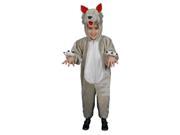 Dress Up America 379 M Kids Plush Wolf Costume Size Medium 8 10
