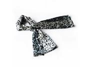 Blancho Bedding BRA SCA01064 L Blando Simple Leopard Print Stylish Completely Natural Silk Scarf Wrap ShawlLarge