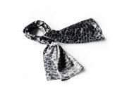Blancho Bedding BRA SCA01052 S Blancho Black Giraffe Animal Print Fashion Comfy Exquisitely Soft Silky Scarf Wrap ShawlSmall