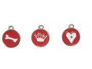 Cleopetra US 102R Small Bone Heart Crown Pack of 3