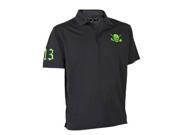 Tattoo Golf P033 3XB The Lucky 13 Performance Polo Black 3X Large
