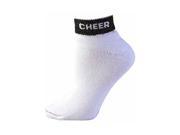 Pizzazz Performance Wear 7020 BLK S 7020 Cheer Anklet Sock Black Small