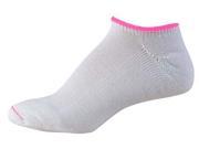 Pizzazz Performance Wear 6000 NPK L 6000 Spirit Stripe Anklet Sock Neon Pink Large