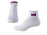 Pizzazz Performance Wear 8000 MAR XS 8000 Flip Down Cheer Sock Maroon X Small