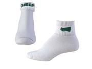 Pizzazz Performance Wear 8000 FOR L 8000 Flip Down Cheer Sock Forest Green Large