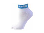 Pizzazz Performance Wear 7020 COL S 7020 Cheer Anklet Sock Columbia Blue Small