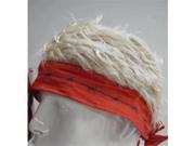 Billy Bob Teeth 11380 Red Barbed Wire Bandana with Blonde Hair
