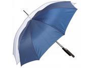 All weather 48 Inch Polyester Auto open Umbrella Blue