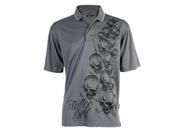 Tattoo Golf P016A LC The OB High Performance Polo Charcoal Large