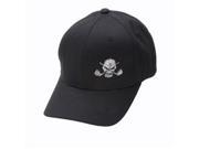 Tattoo Golf H002 LB Tattoo Golf Hat with Small Skull Design Black L XL 7.13 7.63