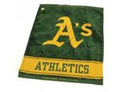 Team Golf 96980 Oakland Athletics Woven Towel