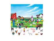 LITTLE FOLKS VISUALS LFV22382 FARM SET 6IN FIGURES WITH UNMOUNTED