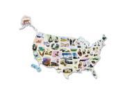 Chenille Kraft 4475 WonderFoam USA Photo Map Floor Puzzle