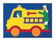 Patch Products 2168 Crepe Rubber Puzzle Fire Truck
