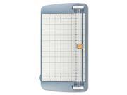 Acme United 15192 TrimAir Titanium Rotary Paper Trimmer Wide Base 12 in. Grey