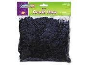 Chenille Kraft 5203 Craft Hair Kit Black .5 in. Curls 4 oz.