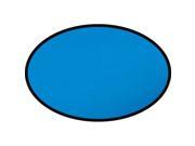Learning Carpets CPR475 Solid Blue Oval Small