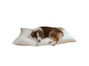 PAW Lavish Cushion Pillow Furry Pet Bed Latte Small