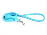 Yellow Dog Design LBL138LD 3 8 in. x 60 in. Round Braided Light Blue Rope Lead