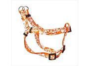 Yellow Dog Design SI IFO101S Island Floral Orange Step In Harness Small