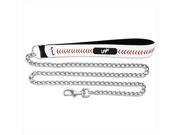 GameWear CLL MLB CHW L Chicago White Sox Large Baseball Leather with 3.5mm Chain Leash