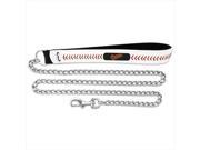 GameWear CLL MLB BAO L Baltimore Orioles Large Baseball Leather with 3.5mm Chain Leash