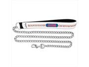GameWear CLL MLB CHC L Chicago Cubs Large Baseball Leather with 3.5mm Chain Leash