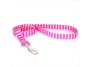 Yellow Dog Design PST104LD Pink and Pink Stripe Lead 3 8 in. x 60 in.
