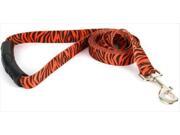 Yellow Dog Design ZBR105LD EZ 3 4 in. x 60 in. Zebra Rust EZ Lead