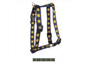 Yellow Dog Design H TG101SM Tartan Green Roman H Harness Small Medium