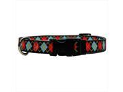 Yellow Dog Design RA100XS Red Argyle Standard Collar Extra Small