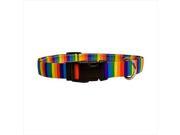 Yellow Dog Design RS100TC Rainbow Stripes Standard Collar Teacup