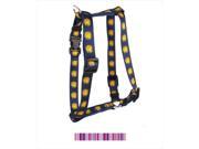Yellow Dog Design H PPS104XL Purple and Pink Stripes Roman Harness Extra Large