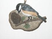 Songbird Essentials Chickadee Pine Cone Ornament
