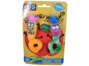 Doskocil 650037 2 Count Springy Worms Catnip Cat Toys