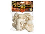Savory Prime 00995 Small White Knotted Rawhide Bone Value Pack