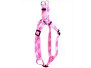 Yellow Dog Design SI BCP103L Breast Cancer Pink Step In Harness Large