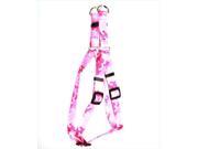 Yellow Dog Design SI CPK103L Camo Pink Step In Harness Large