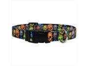 Yellow Dog Design NSK100C Neon Skulls Standard Collar Cat