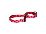 Yellow Dog Design M VP103L Valentine Polka Martingale Collar Large